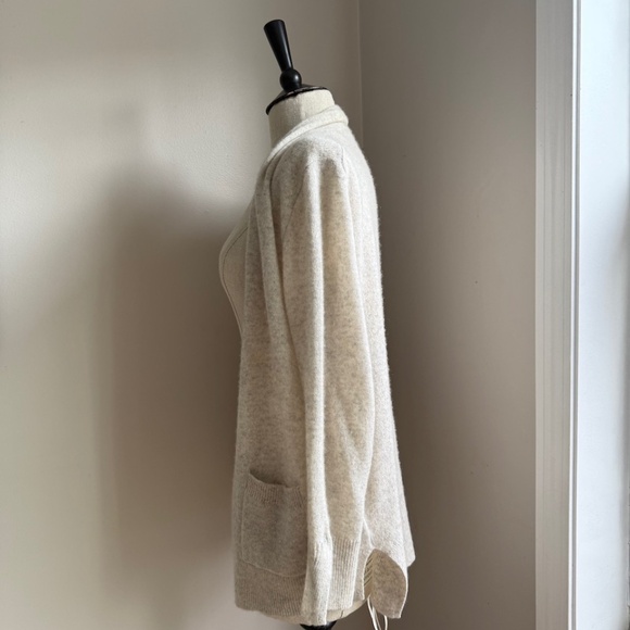 White + Warren Cashmere Luxe Placket Open Cardigan - Picture 4 of 5